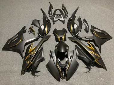 BMW S1000RR Motorrad Verkleidung 2019-2022 - Schwarzes Gold Carbonfaser