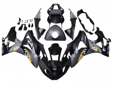 BMW S1000RR Motorrad Verkleidung 2017-2018 - Grau Schwarz Gelb Hai