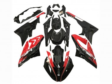 BMW S1000RR Motorrad Verkleidung 2017-2018 - Rot Glanzendes Schwarz
