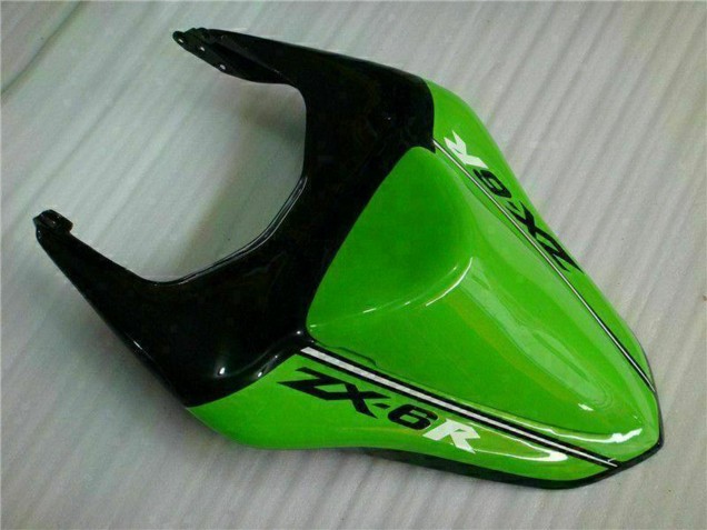 Kawasaki ZX6R Motorrad Verkleidung 2007-2008 - Grun Weiss Ninja