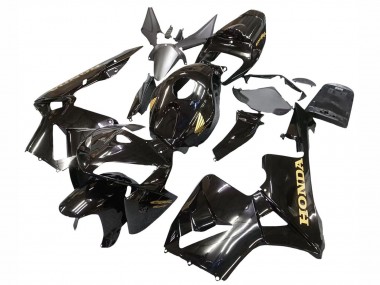 Honda CBR600RR Motorrad Verkleidung 2005-2006 - Schwarz mit Gold Logo