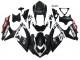 Suzuki GSXR 600 / GSXR 750 Motorrad Verkleidung 2008-2010 - Matt Schwarz Rot Weiss