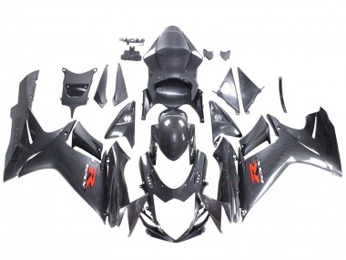 Suzuki GSXR 600 / GSXR 750 Motorrad Verkleidung 2011-2024 - Schwarzes Carbonfaser Rot