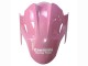 Kawasaki Ninja 400 Motorrad Verkleidung 2018-2024 - Rosa Matt Schwarz Bienenwabe