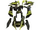 Yamaha YZF 1000 R1 Motorrad Verkleidung 2020-2025 - Glanzendes Schwarz Fluoreszierendes Gelb