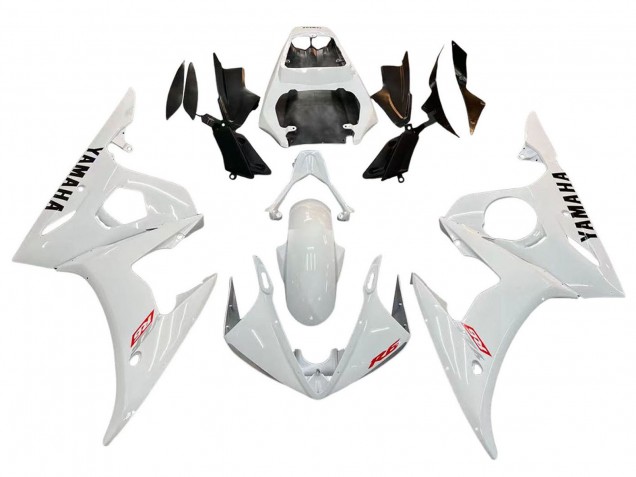 Yamaha YZF R6 Motorrad Verkleidung 2003-2004 - Weiss