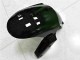 Kawasaki ZX6R Motorrad Verkleidung 2009-2012 - Glanzendes Schwarz Weiss Ninja