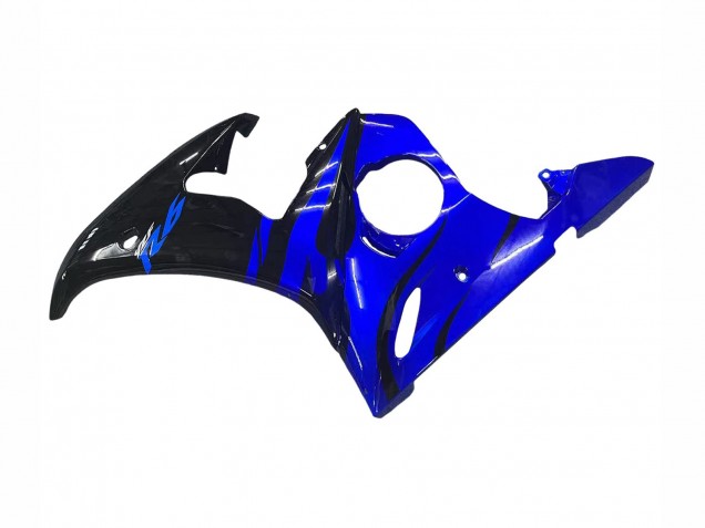 Yamaha YZF R6S Motorrad Verkleidung 2006-2009 - Blau Glanzendes Schwarz