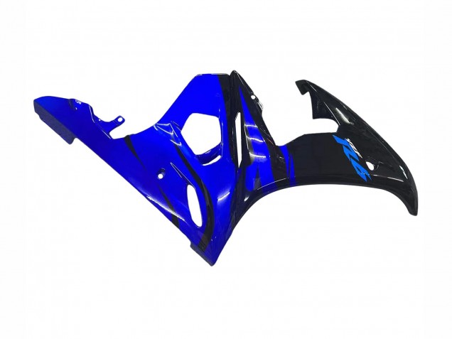 Yamaha YZF R6S Motorrad Verkleidung 2006-2009 - Blau Glanzendes Schwarz