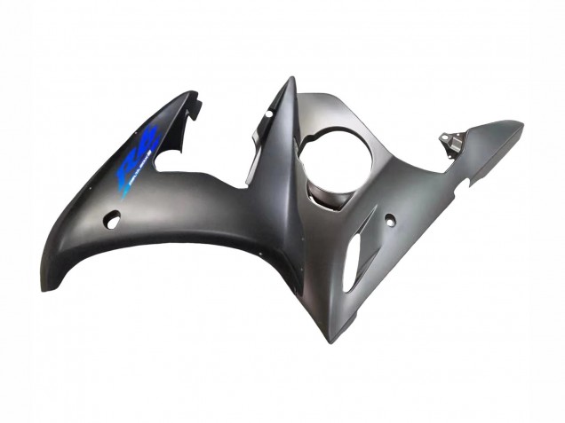 Yamaha YZF R6 Motorrad Verkleidung 2003-2004 - Matt Schwarz Blau