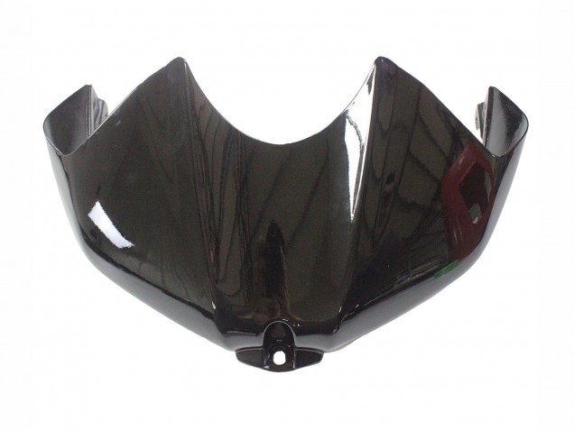 Yamaha YZF 600 R6 Motorrad Verkleidung 2006-2007 - Glanzendes Schwarz Matt Schwarz