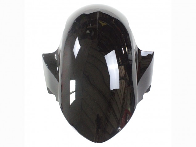 Yamaha YZF 600 R6 Motorrad Verkleidung 2006-2007 - Glanzendes Schwarz Matt Schwarz