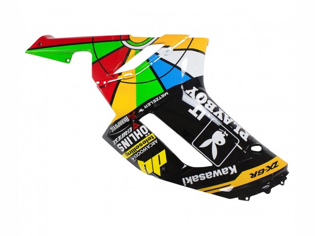 Kawasaki ZX6R Motorrad Verkleidung 2007-2008 - Bunt Playboy 223