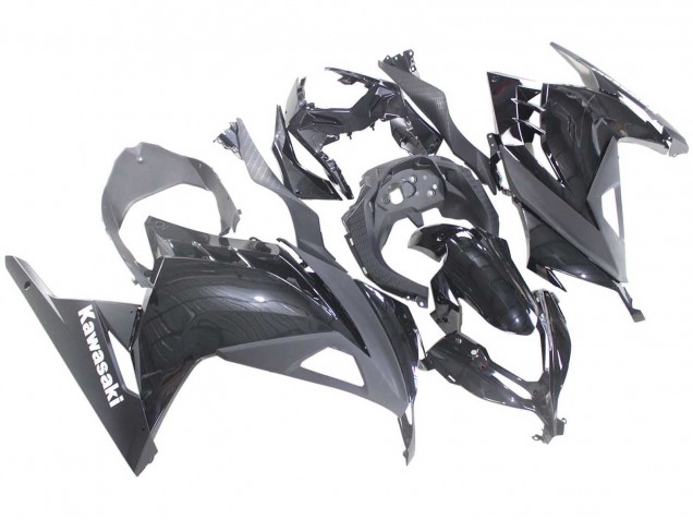Kawasaki EX300 Motorrad Verkleidung 2013-2024 - Glanzendes Schwarz
