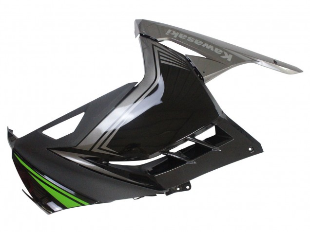Kawasaki EX300 Motorrad Verkleidung 2013-2024 - Glanzendes Schwarz Matt Schwarz Grun
