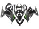 Kawasaki EX300 Motorrad Verkleidung 2013-2024 - Glanzendes Schwarz Matt Schwarz Grun