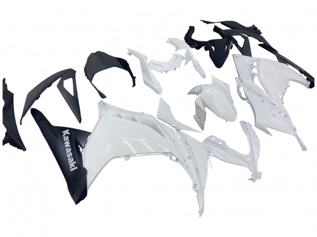 Kawasaki EX300 Motorrad Verkleidung 2013-2017 - Weiss Schwarz