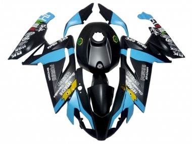 Aprilia RS125 Motorrad Verkleidung 2006-2011 - Hellblau Schwarz Gelb
