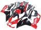 Aprilia RS4 50 125 Motorrad Verkleidung 2012-2019 - Rot Glanzendes Schwarz