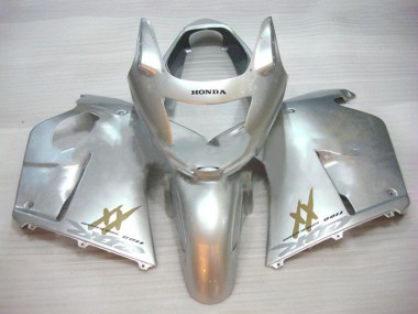 Honda CBR1100XX Blackbird Motorrad Verkleidung 1996-2007 - Silber Gold