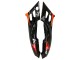 Honda CBR600 F3 Motorrad Verkleidung 1995-1996 - Orange Glanzendes Schwarz