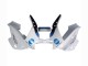Honda CBR600 F3 Motorrad Verkleidung 1997-1998 - Weiss Blau Glanzendes Schwarz
