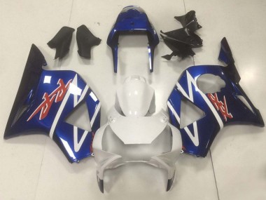 Honda CBR900RR 893 Motorrad Verkleidung 1994-1995 - Weiss Blau Glanzendes Schwarz