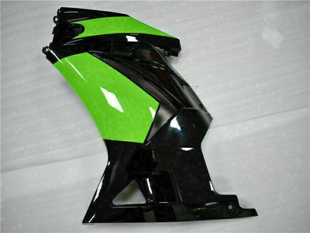 Kawasaki EX250 Motorrad Verkleidung 2008-2012 - Glanzendes Schwarz Grun