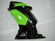 Kawasaki EX250 Motorrad Verkleidung 2008-2012 - Glanzendes Schwarz Grun