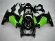 Kawasaki EX250 Motorrad Verkleidung 2008-2012 - Glanzendes Schwarz Grun