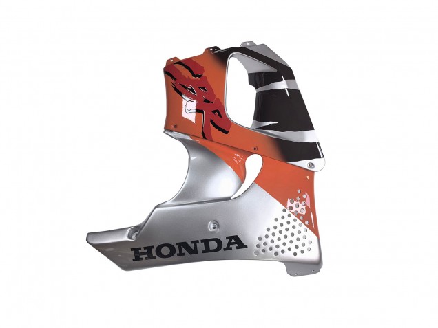 Honda CBR900RR 893 Motorrad Verkleidung 1994-1995 - Silber Orange Glanzendes Schwarz