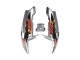 Honda CBR900RR 893 Motorrad Verkleidung 1994-1995 - Silber Orange Glanzendes Schwarz