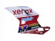 Ducati 848/1098/1198 Motorrad Verkleidung 2007-2014 - Weiss Rot Glanzendes Schwarz Valsir Xerox