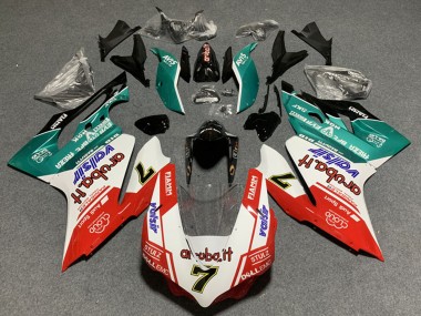 Ducati Panigale 899/1199 Motorrad Verkleidung 2011-2014 - Weiss Rot Grun Glanzendes Schwarz Avis Valsir 7