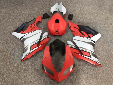 Ducati 959 Motorrad Verkleidung 2015-2020 - Weiss Rot Silber Schwarz