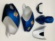 Ducati Monster 696 796 1100 1100S Motorrad Verkleidung 2008-2012 - Dunkel Blau Silber