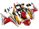 Honda CBR500R Motorrad Verkleidung 2016-2018 - Gelb Weiss Rot Repsol HRC