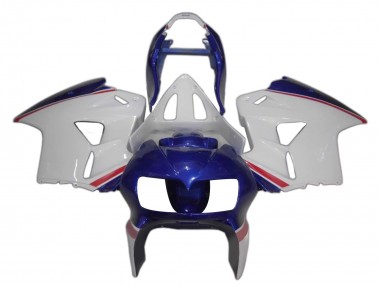Honda VFR 800 Motorrad Verkleidung 1998-2001 - Weiss Blau Rot