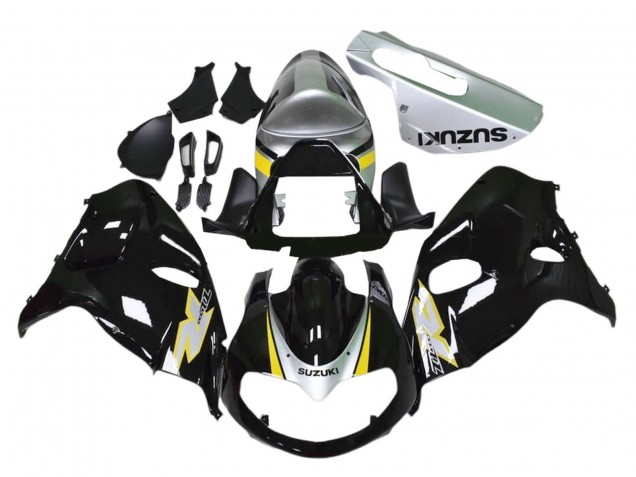 Suzuki TL1000R Motorrad Verkleidung 1998-2003 - Glanzendes Schwarz Silber Gelb