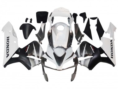 Honda CBR600RR Motorrad Verkleidung 2003-2004 - Weiss Matt Schwarz Rennen