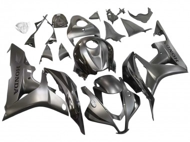 Honda CBR600RR Motorrad Verkleidung 2007-2008 - Silber Glanzendes Schwarz