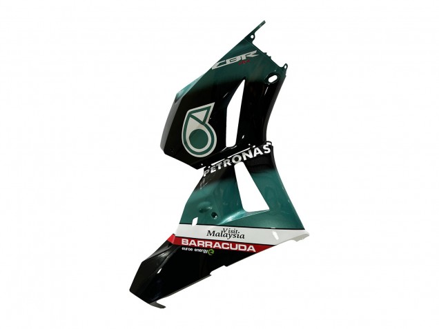 Honda CBR600RR Motorrad Verkleidung 2013-2023 - Blau Grun Blau Glanzendes Schwarz Petronas 20