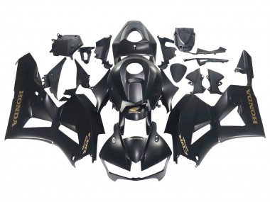 Honda CBR600RR Motorrad Verkleidung 2013-2023 - Matt Schwarz Gold Aufkleber