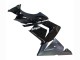 Kawasaki ZX10R Motorrad Verkleidung 2004-2005 - Glanzendes Matt Schwarz Ninja