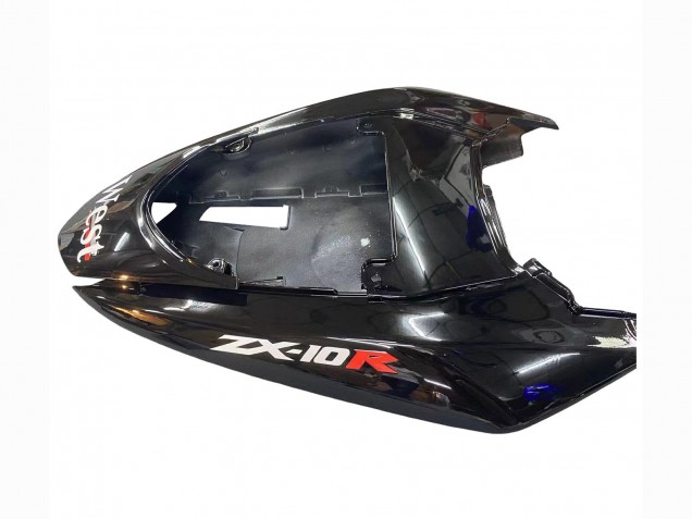Kawasaki ZX10R Motorrad Verkleidung 2004-2005 - Weiss Schwarz West Ninja