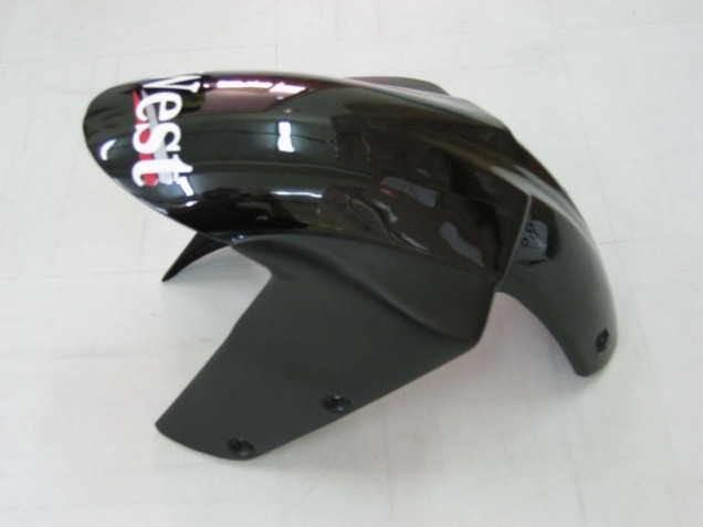 Kawasaki ZX10R Motorrad Verkleidung 2004-2005 - Weiss Schwarz West Ninja