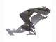 Kawasaki ZX10R Motorrad Verkleidung 2006-2007 - Matt Schwarz Glanzendes Schwarz