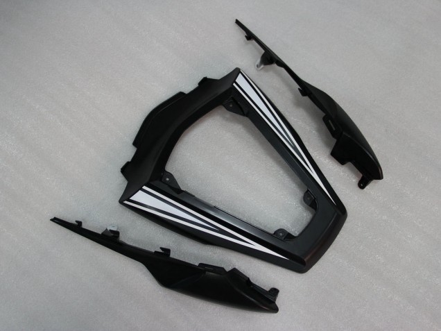 Kawasaki ZX10R Motorrad Verkleidung 2011-2015 - Glanzendes Schwarz Weiss Elf Schnee Aufkleber