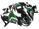 Kawasaki ZX14R ZZR1400 Motorrad Verkleidung 2012-2024 - Grun Glanzendes Schwarz Streifen