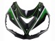 Kawasaki ZX14R ZZR1400 Motorrad Verkleidung 2012-2024 - Grun Glanzendes Schwarz Streifen